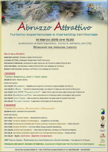 Locandina Turismo Abruzzo Attrattivo 2015