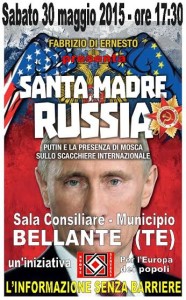 Presentazione libro :  "SANTA MADRE RUSSIA - PUTIN E LA PRESENZA DI MOSCA SULLO SCACCHIERE INTERNAZIONALE"