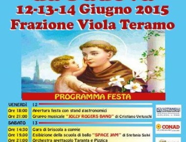 Festa in Onore di Sant' Antonio Frazione Viola