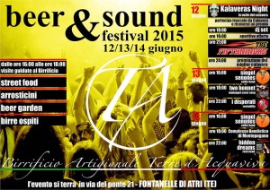 BEER & SOUND FESTIVAL 2015 Fontanelle di Atri 