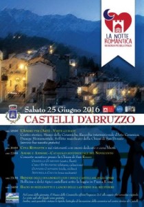 Castelli - LA NOTTE ROMANTICA sabato 25 giugno 
