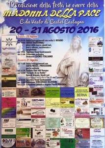 Contrada Vasto -  Festa Madonna della Pace 20 e 21 agosto  2016