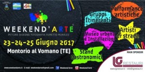 Montorio Al Vomano - WEEKEND’ ARTE dal 23 al 25 giugno 2017