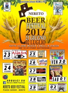 NERETO BEER FESTIVAL  2017 dal 23/06 al 2/07/2017