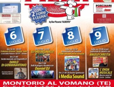 Montorio al Vomano - FESTA DELLA PIZZA dal 6 al 9 luglio 2017