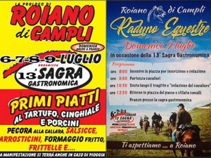 Roiano di Campli - SAGRA GASTRONOMICA dal 6 al 9 luglio 2017