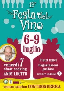 Controguerra - Festa Del Vino dal 6 al 9 luglio 2017