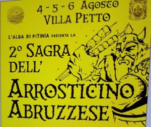 Villa Petto - SAGRA DELL'ARROSTICINO ABRUZZESE Dal 4 al 6 agosto