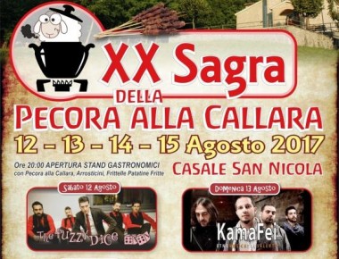 Casale San Nicola - Sagra Della Pecora Alla Callara dal  12 al 15 Agosto 2017