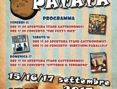 Montorio Al Vomano - 2° Festa della PATATA dal 15 al 17 settembre 2017