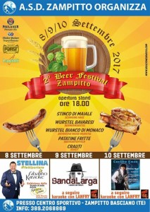 BEER FESTIVAL ZAMPITTO dal 8 al 10 settembre 2017