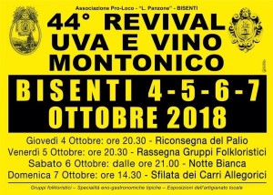 Bisenti - 44° REVIVAL UVA E VINO MONTONICO dal 4 al 7 ottobre 2018