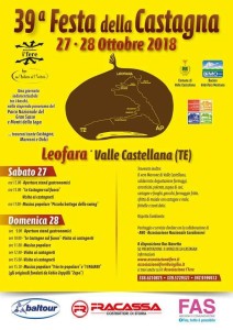 LEOFARA DI VALLE CASTELLANA -FESTA DELLA CASTAGNA dal 27\10 al 28\10\2018 
