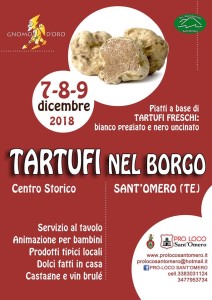 Sant'Omero - Tartufi nel Borgo 2018  7-8-9 dicembre 2018