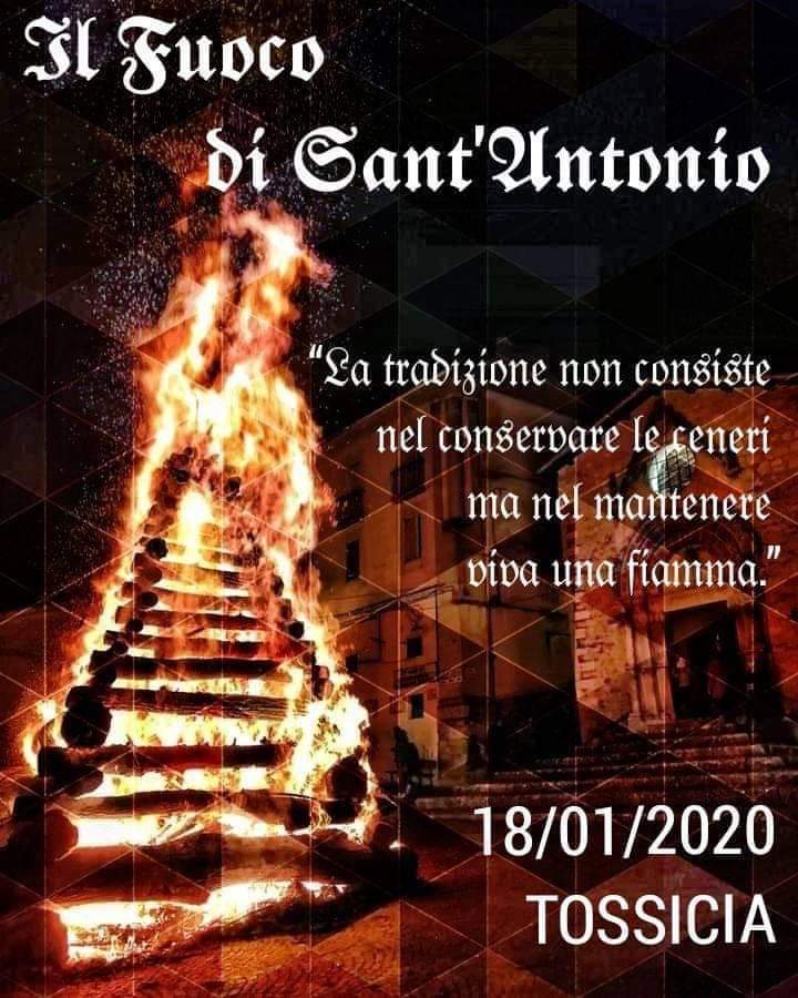 Tossicia - Fuoco di Sant'Antonio  24 gennaio 2020