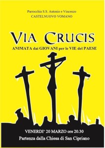 Via Crucis Castelnuovo Vomano 20/03/2015 ore 20:30