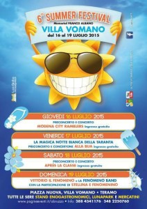 SUMMER FESTIVAL 2015 a Villa Vomano