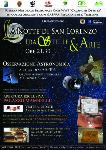La Notte di San Lorenzo tra Stelle ed Arte br
